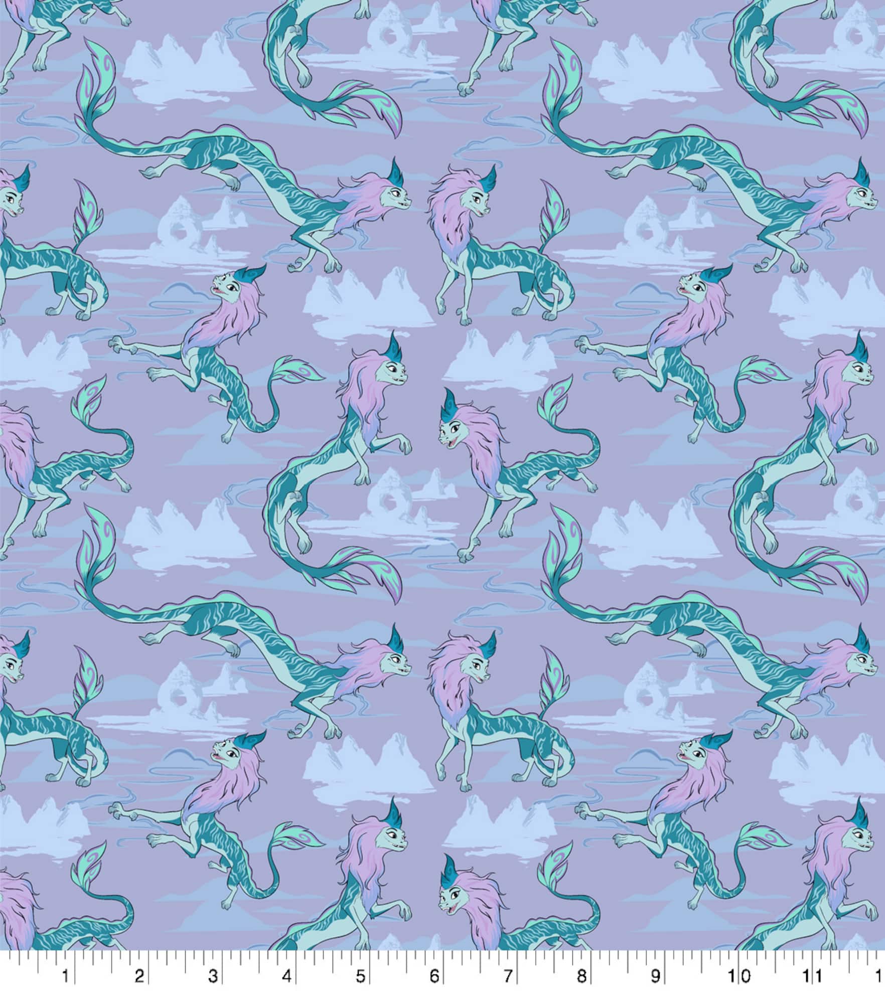 Disney® Raya and the Last Dragon Sisu Sky Cotton Fabric